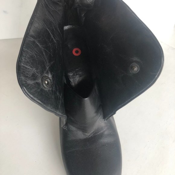 Black Leather Ankle boots - Picture 8 of 16